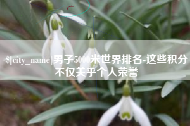 成都男子5000米世界排名-这些积分不仅关乎个人荣誉