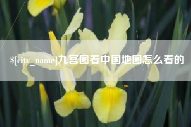 成都九宫图看中国地图怎么看的