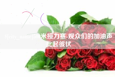 成都500米接力赛-观众们的加油声此起彼伏