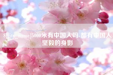 成都5000米有中国人吗-都有中国人坚毅的身影