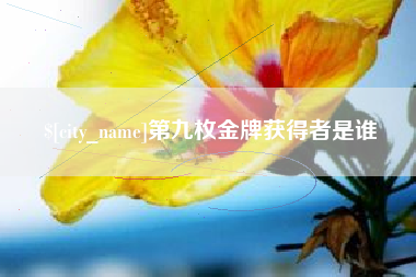 成都第九枚金牌获得者是谁