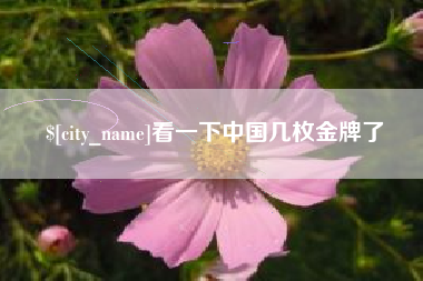 成都看一下中国几枚金牌了