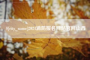 成都2024消防报名网站官网山西