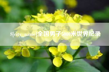 成都全国男子5000米世界纪录