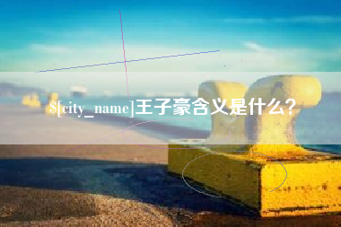 成都王子豪含义是什么？