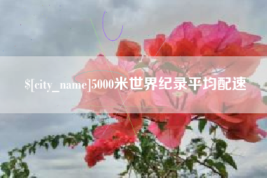 成都5000米世界纪录平均配速