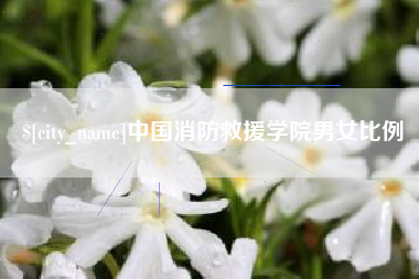 成都中国消防救援学院男女比例