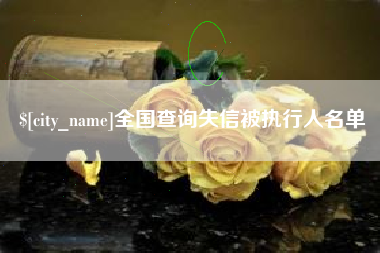 成都全国查询失信被执行人名单