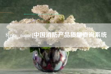 成都中国消防产品质量查询系统
