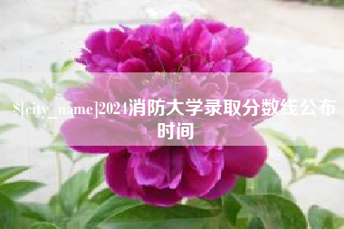 成都2024消防大学录取分数线公布时间