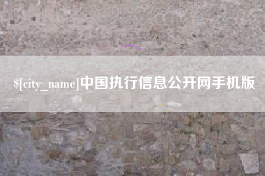 成都中国执行信息公开网手机版