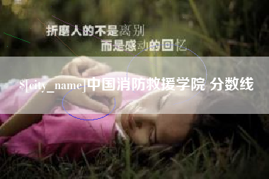 成都中国消防救援学院 分数线