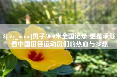 成都男子5000米全国记录-更是承载着中国田径运动员们的热血与梦想