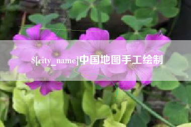 成都中国地图手工绘制