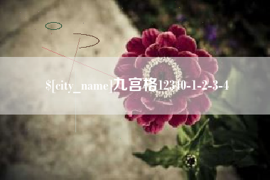 成都九宫格12340-1-2-3-4