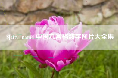 成都中国九宫格数字图片大全集