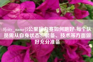 成都5公里接力赛如何跑好-每个队员需从自身状态、装备、技术等方面做好充分准备