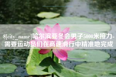 成都哈尔滨亚冬会男子5000米接力-需要运动员们在高速滑行中精准地完成