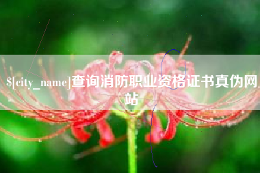 成都查询消防职业资格证书真伪网站
