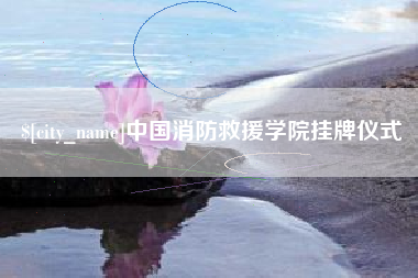 成都中国消防救援学院挂牌仪式