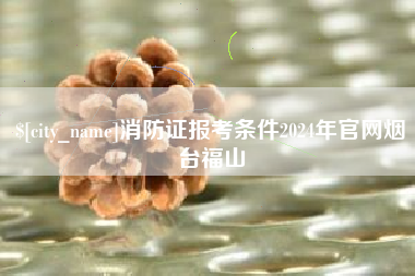 成都消防证报考条件2024年官网烟台福山
