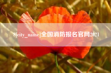 成都全国消防报名官网2021